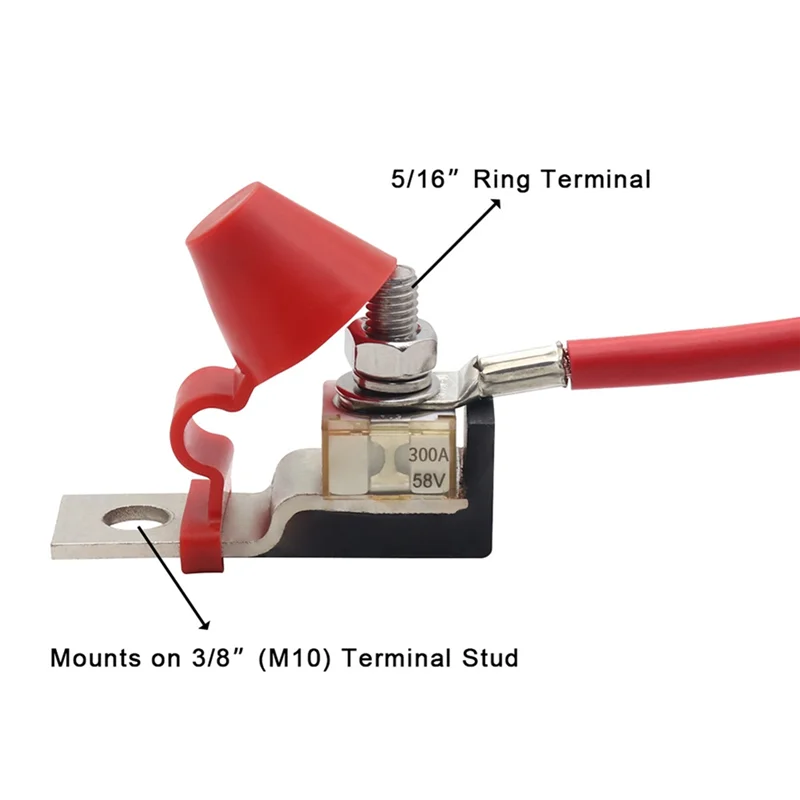 Держатель предохранителя для аккумулятора нового электромобиля 58 в 300 А
