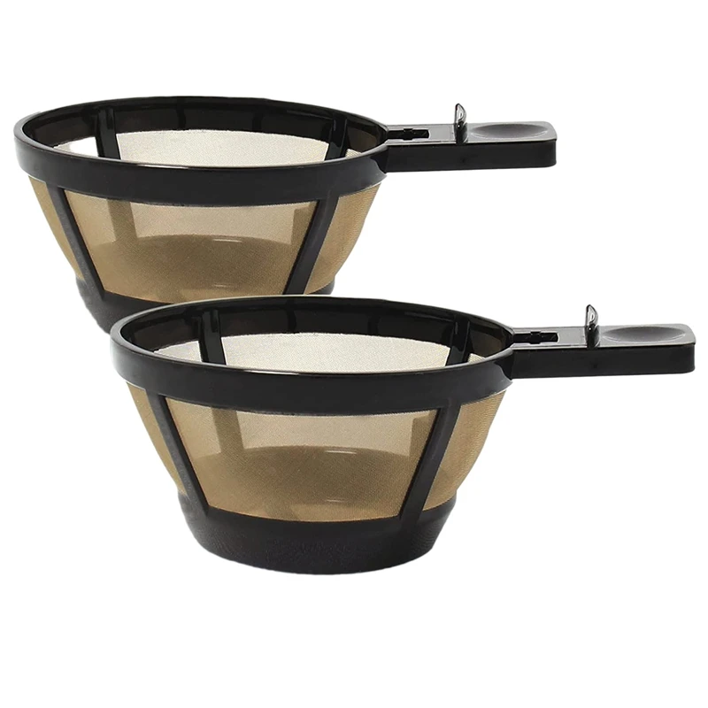 2 Pcs Reusable Single Serve Brew Replacement Coffee Basket G