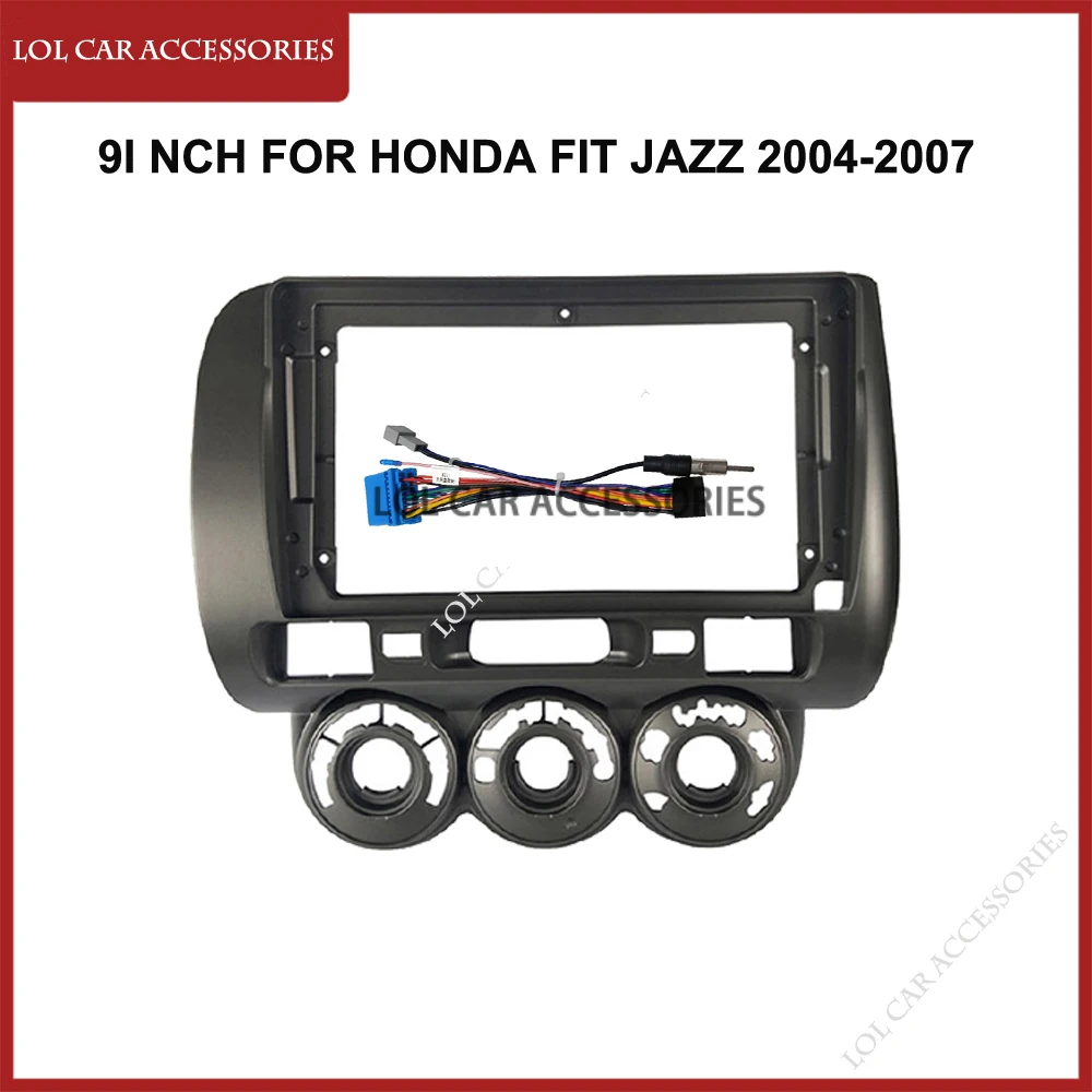 LCA 9 дюймов для HONDA Fit Jazz 2004-2007 стерео радио автомобиля Android MP5 проигрыватель Корпус