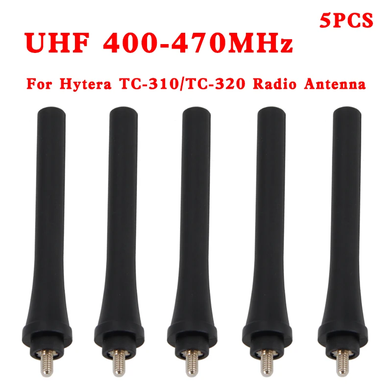 

5 PCS/10 PCS Two-Way Radio Antenna 8.5cm UHF 400-470Mhz Rubber Walkie Talkie Antenna for Hytera HYT TC-310 TC-320 TC310 TC320