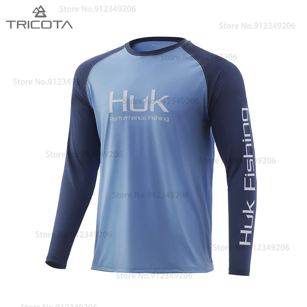 

Men Fishing Clothing HUK Winter Fleece Keep Warm Sun Protective Sweatshirt Outdoor Sports Jersey Long Sleeves Fishing Shirts New