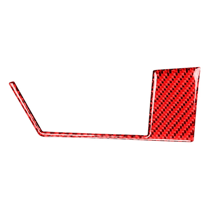 

Автомобильные аксессуары для Dodge Challenger 2008-2014, консоль из углеродного волокна, зарядный порт, панель, отделка, наклейка, красный