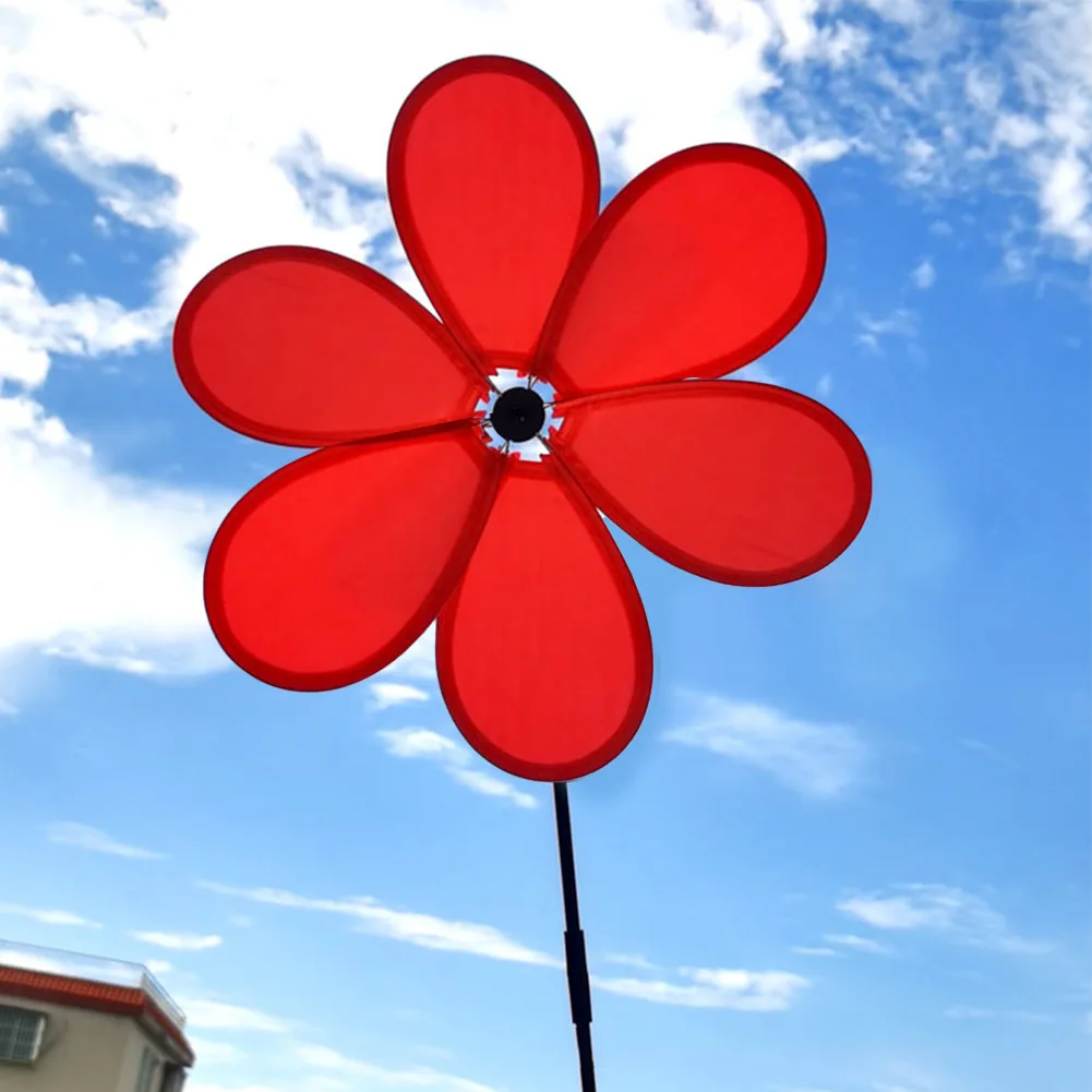 

Spinner Flower Windmill Baby Rooms Balcony Camping Children Gift Colorful Garden Home Decoration Ornaments Outdoor
