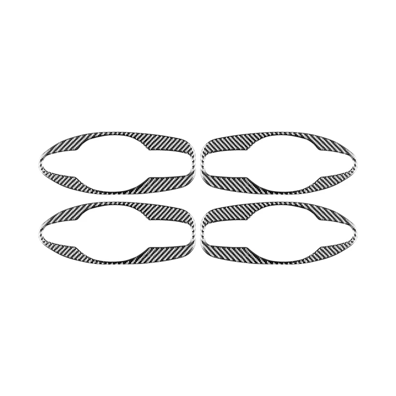 

Outer Handle Frame Trim Cover Sticker Decoration Carbon Fiber For Nissan X-Trail 2014-2018 Accessories