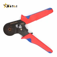 hsc8 6 6 0 25 6mm tubular terminal crimper23 7awg electrical crimping pliers hand tools for electrical tools
