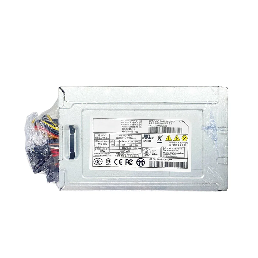 

Original 350W Server Power 100-240V 47Hz-63Hz 6A for Ml310e G8 V2 Switching Power Supply DPS-350AB-20 A 671310-001 686761-001