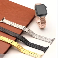 slim bracelet for apple watch 7 6 5 4 se strap 40 44 45mm stainless steel band for iwatch series 3 38 41 42mm women wristband