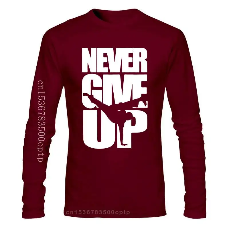 Мужская одежда новинка футболка с надписью Never Give Up афро бразильский Capoeira