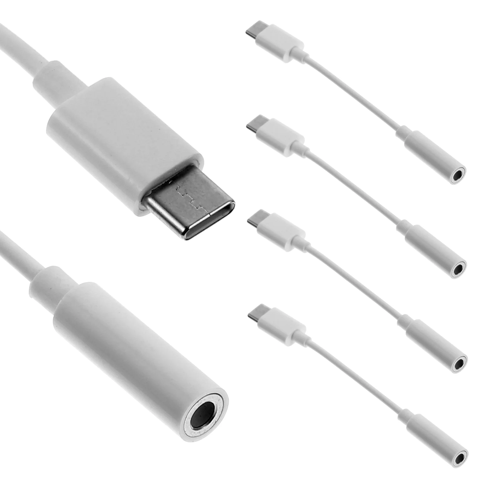 4 шт. гарнитуры для наушников адаптер Typec конвертер USB-C практичные наушники