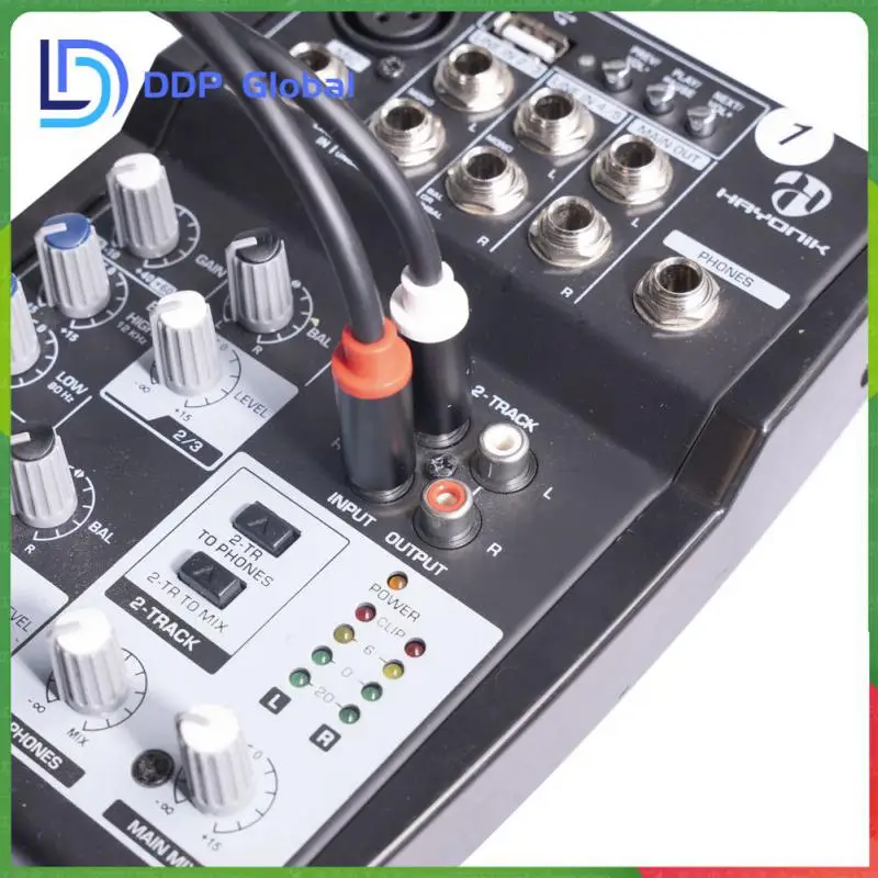 

For Cd Aux Audio Cable For Dvd Digital Player For Mixer Audio Cable Dual Rca Male To Dual 6.35 Male Audio