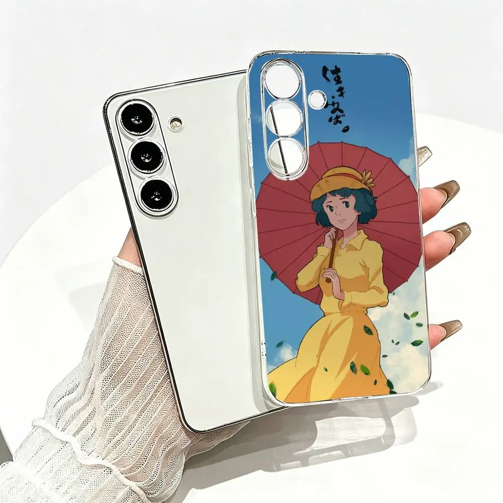 Фото Чехол для телефона Amine The Wind Rises, прозрачный силиконовый мягкий чехол для Samsung A10,12,20,21S,30,31,40,50,51,52,70,71 №2