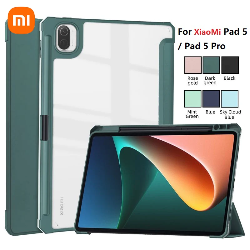 

Xiaomi Case For Xiaomi Pad 5 Pro Case Shockproof Case Transparent Tablet Cover For Xiaomi Mi Pad 5 Pro 2022 Funda Coque