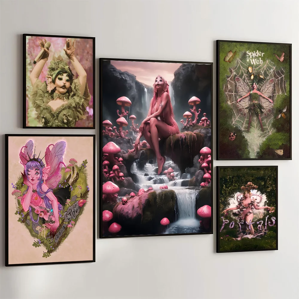 Singer M-Melanie Martinez P-Portals Classic Movie Posters Vintage Room Bar Cafe Decor Nordic Home