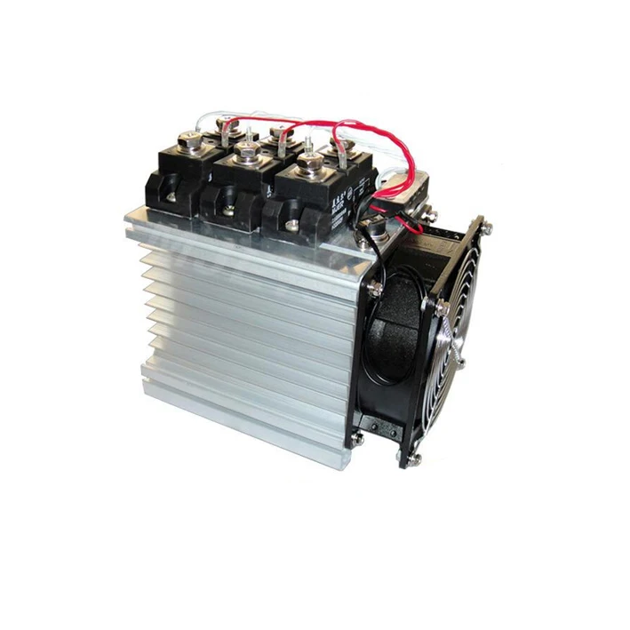 

Твердотельное реле H3400ZF с радиатором и вентилятором SSR400A