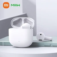 xiaomi miiiw earphones tws bluetooth 5 0 marshmallow headphones 13mm large dynamic toggle function voice wake up assistant