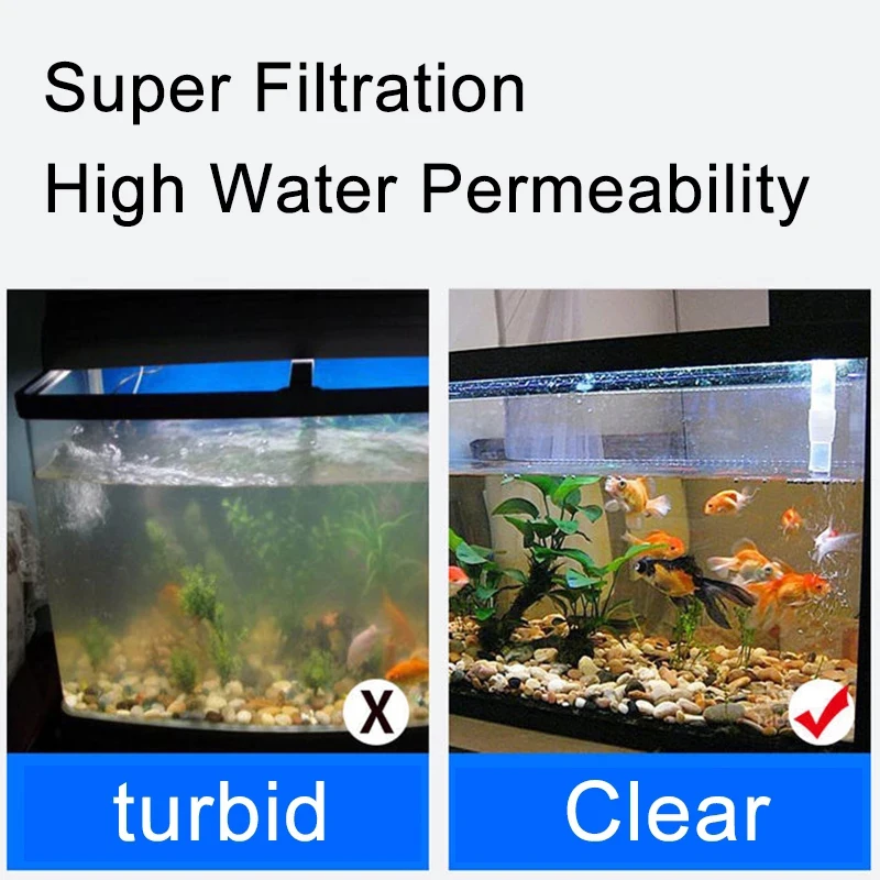 Аквариумные аксессуары Биохимический хлопковый фильтр практичный аквариумный