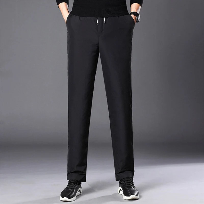 

Мужские зимние утепленные брюки на утином пуху, с подкладкой