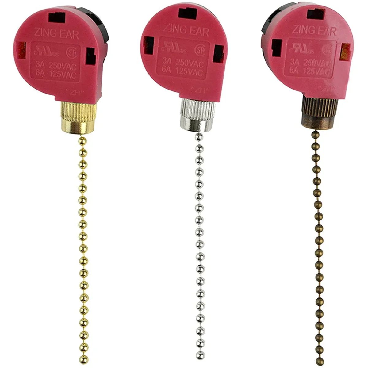 3 шт. переключатель потолочного вентилятора скорости 4 провода