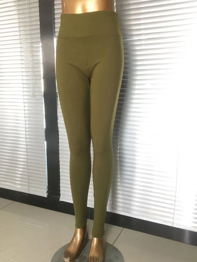 High Waisted Buttocks Lifted Leggings Slimming Seamless Solid Fitness Yoga Pants Running Casual Sports Women's Fitness Pant 2023