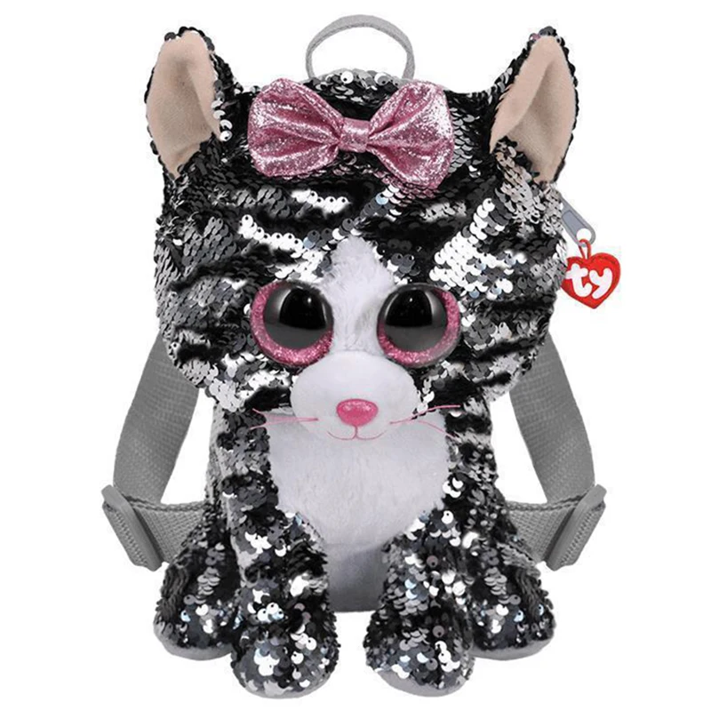 Оригинальный Плюшевый Рюкзак Kawaii Flippables Sloth Panda Unicorn плюшевый школьный рюкзак