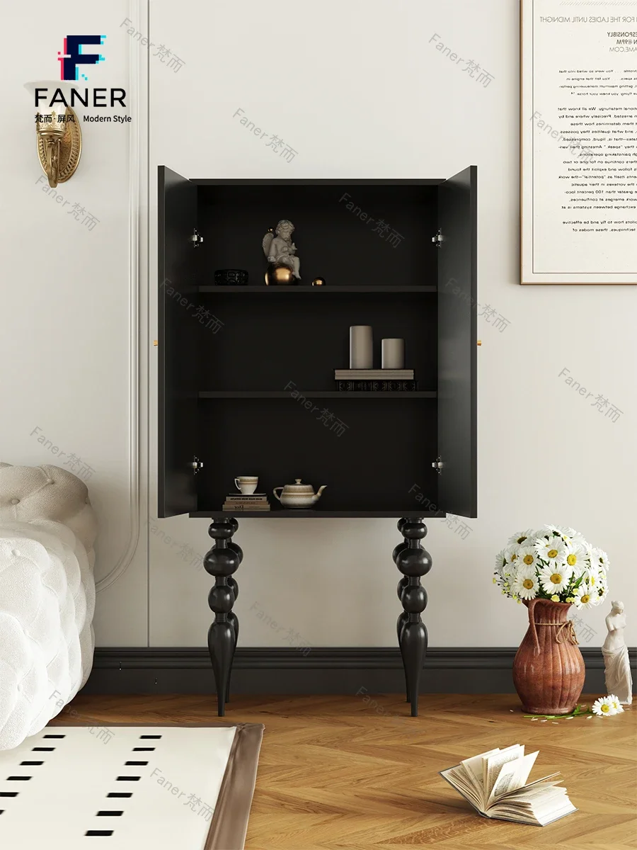 Средневековый крем ветер гостиная спальня шкаф из массива дерева встроенное