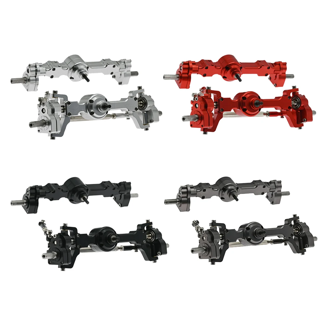 

WPL B14 B16 B24 C24 CNC Anodized Full Metal Front Rear Portal Axle for 1/12 MN MN98 MN99S D90 D91 D99 D99S MN90 RC Car