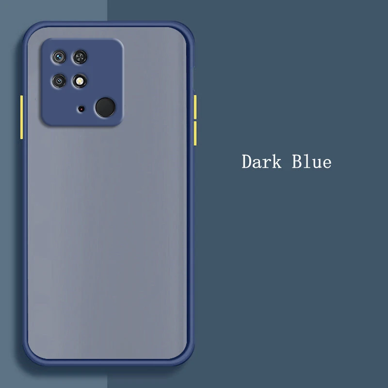 For Xiaomi Redmi 10C Case Redmi 9 9T 9A 9 10C Cover Silicone Matte Translucent Shockproof Bumper Case Redmi 10C Global 6.71 inch