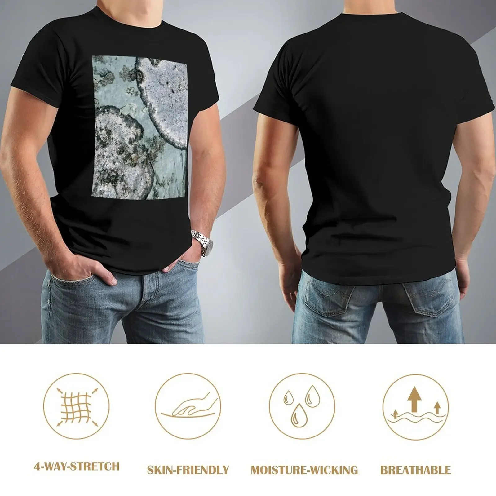 Футболка lichen винтажная футболка с рисунком топы больших размеров футболки