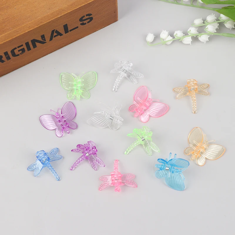 

Orchid Clips Plastic Garden Plant Dragonfly Butterfly Clamps For Support Flower Vine Decoration Ornamental Бонсай Clips Mixed