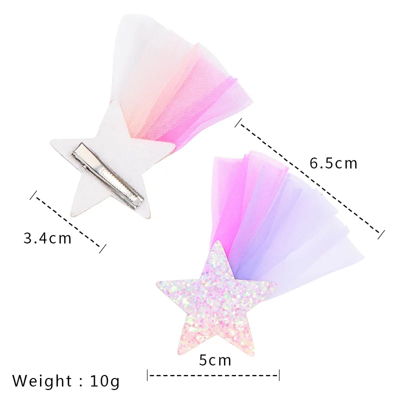 Кружевная заколка для волос с изображением метеорита девочек