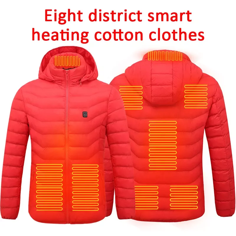 11 Areas Heated USB Men's Women's Winter Outdoor Electric Heating Jackets Warm Sports Thermal Coat Clothing Heatable Ves enlarge