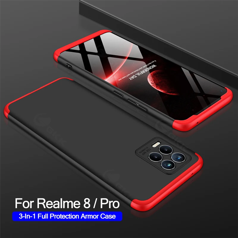 

Противоударный чехол GKK для OPPO Realme 7 8 Pro, 360 дюйма