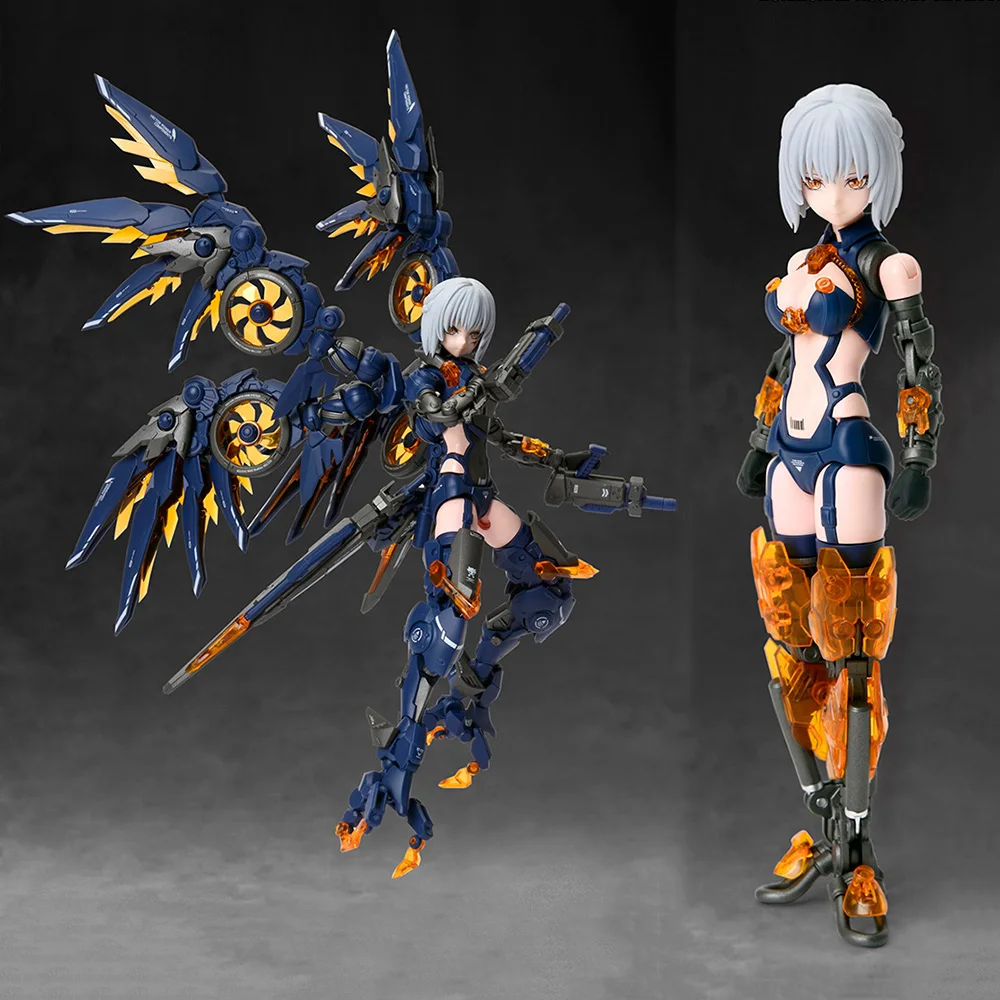 

In Stock Nuclear Energy Matrix Machine Girl Cyber Forest Fantasy Girl Night Shadow Hunting Warbler Harpie Assembled Model
