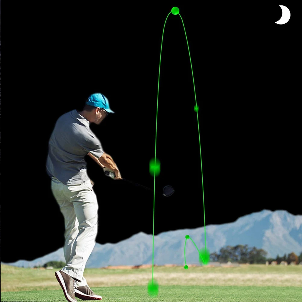 Шарики для гольфа многоразовые светящиеся долговечные без светодиодный Ки