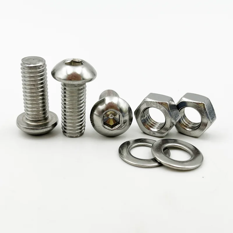 M2 M3 M4 M5 M6 Шестигранная розетка головка головного устройства и Набор Шайб 304