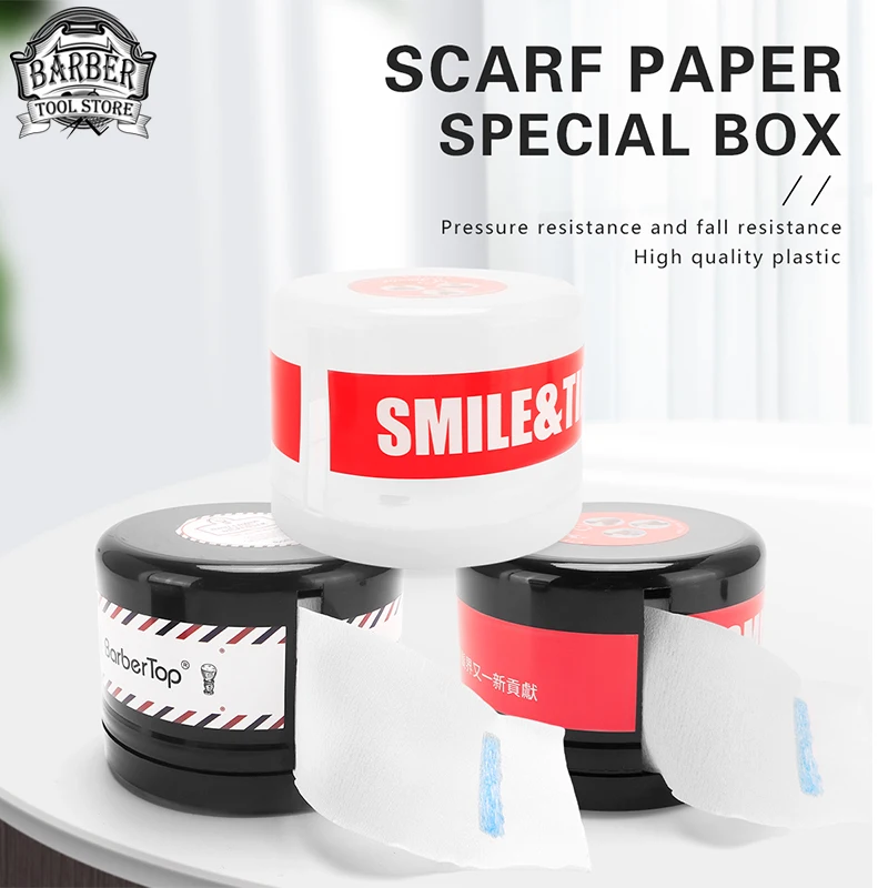Профессиональная Шейная коробка для стрижки волос рукоятка-диспенсер салфеток