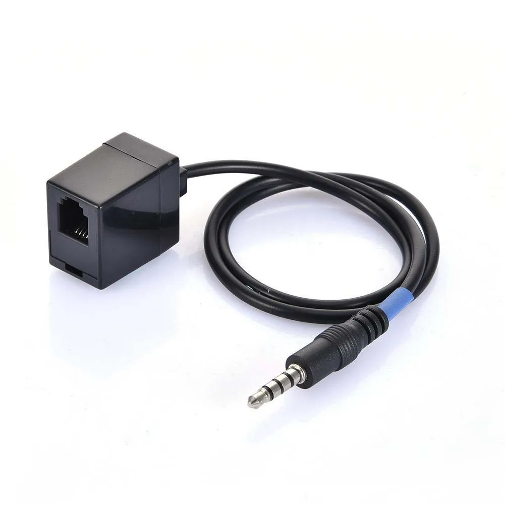 3.5mm Male Jack To RJ9 4P4C Female Adapter Extension Cable Cisco Telephone Line 3.5mmTRRS Rotation RJ9 Adapter Cable