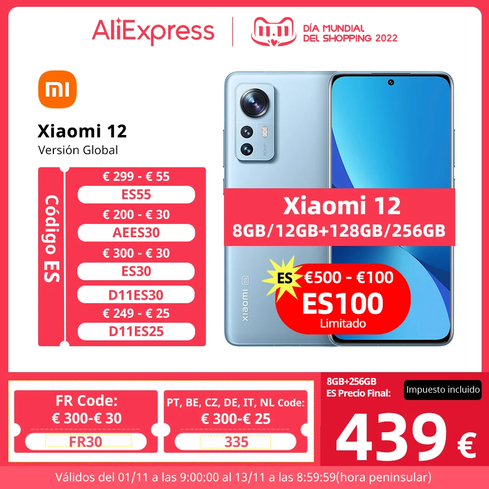 Ceny Wersja Globalna Xiaomi Mi 12 Smartphone 128GB/ 256GB NFC Snapdragon®8 Gen 1 Octa Core 120Hz 67W 50MP Kamera WIFI 6 Kup Wersja Globalna Xiaomi Mi 12 Smartphone 128GB/ 256GB NFC Snapdragon®8 Gen 1 Octa Core 120Hz 67W 50MP Kamera WIFI 6