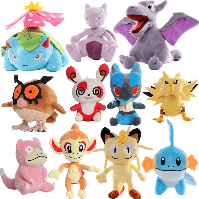 

TAKARA TOMY Pokemon 15~35cm Pikachu Plush Toy Plush Toy Japanese Movie Charmander Anime Doll Children Christmas Birthday Gift
