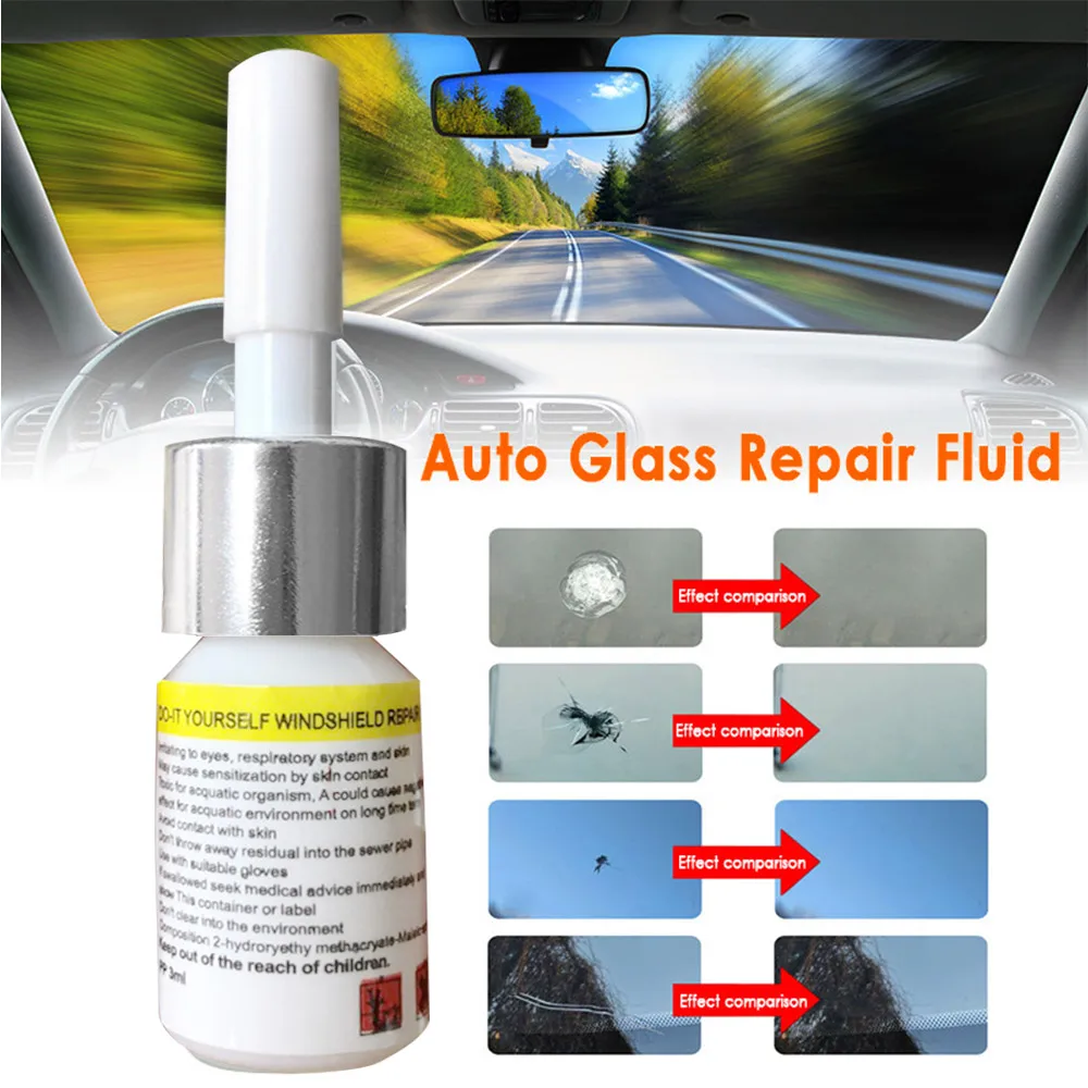 diy car windshield cracked repair tool window phone screen kit curing glue auto glass scratch restore set new multipurpose free global shipping