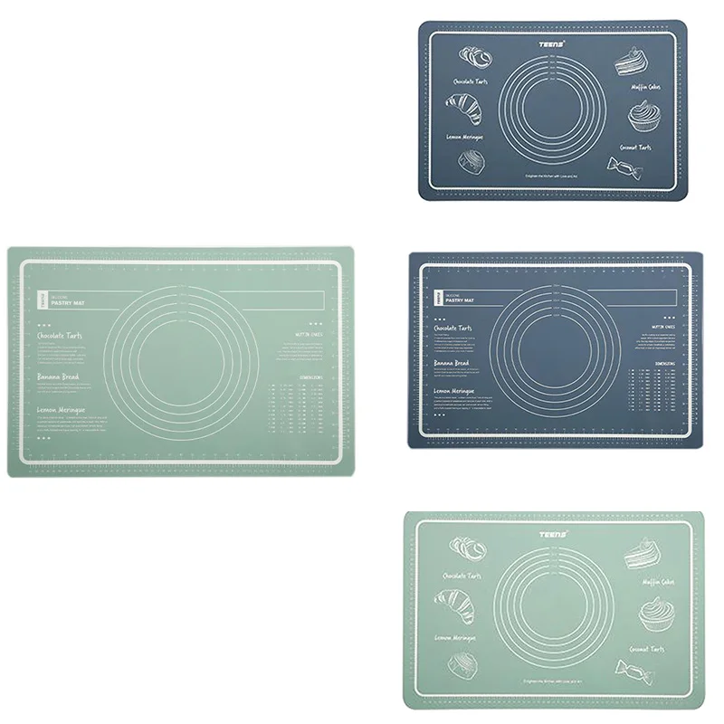 

Food Grade Silicone Kneading Large Dough Pad Kitchen Non-Slip Bread Flour Pad Baking Tools Pastry Mat