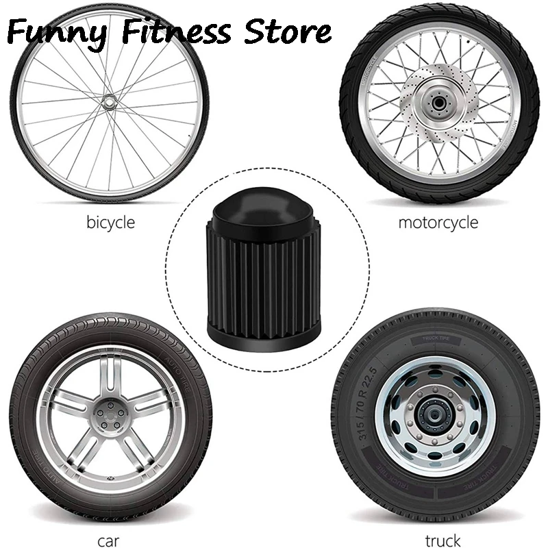 

20PCS Plastic Valve Cap Motorcycle Bicycle Car Tire Wheel Universal Tube Cover Air Valve Caps Bike Stop Hat Mini Useful Tool
