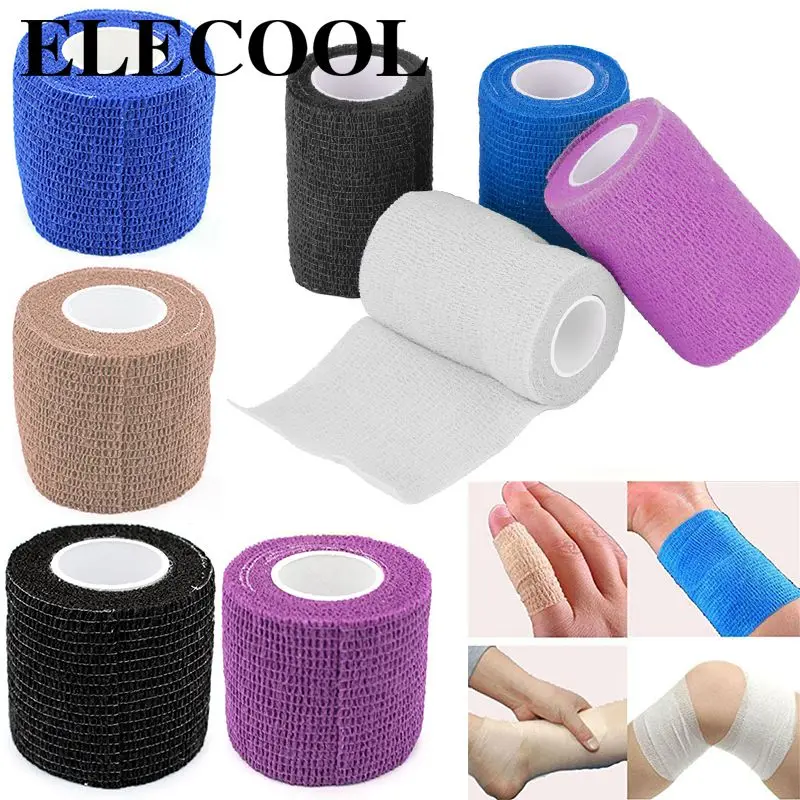 

Gauze Tape 7.5cm4.5m First Outdoor High Comfort Bandage Self Adhesion Outdoor Tool Soft Elastic Camping