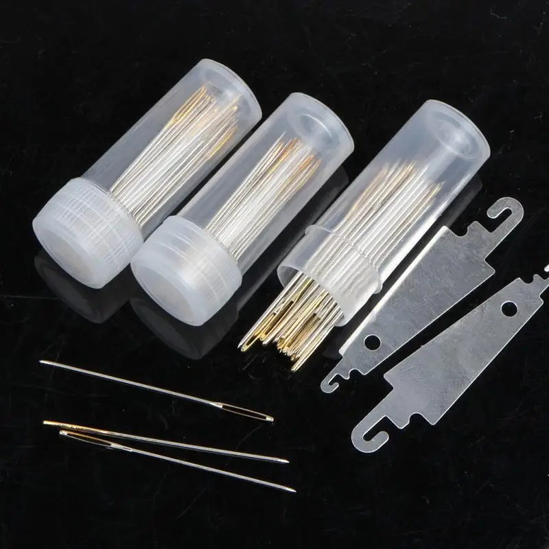 30pcs Cross Stitch Needles Gold Tail Needle Blunt Embroidery Needlework Tools Sewing Accessories |