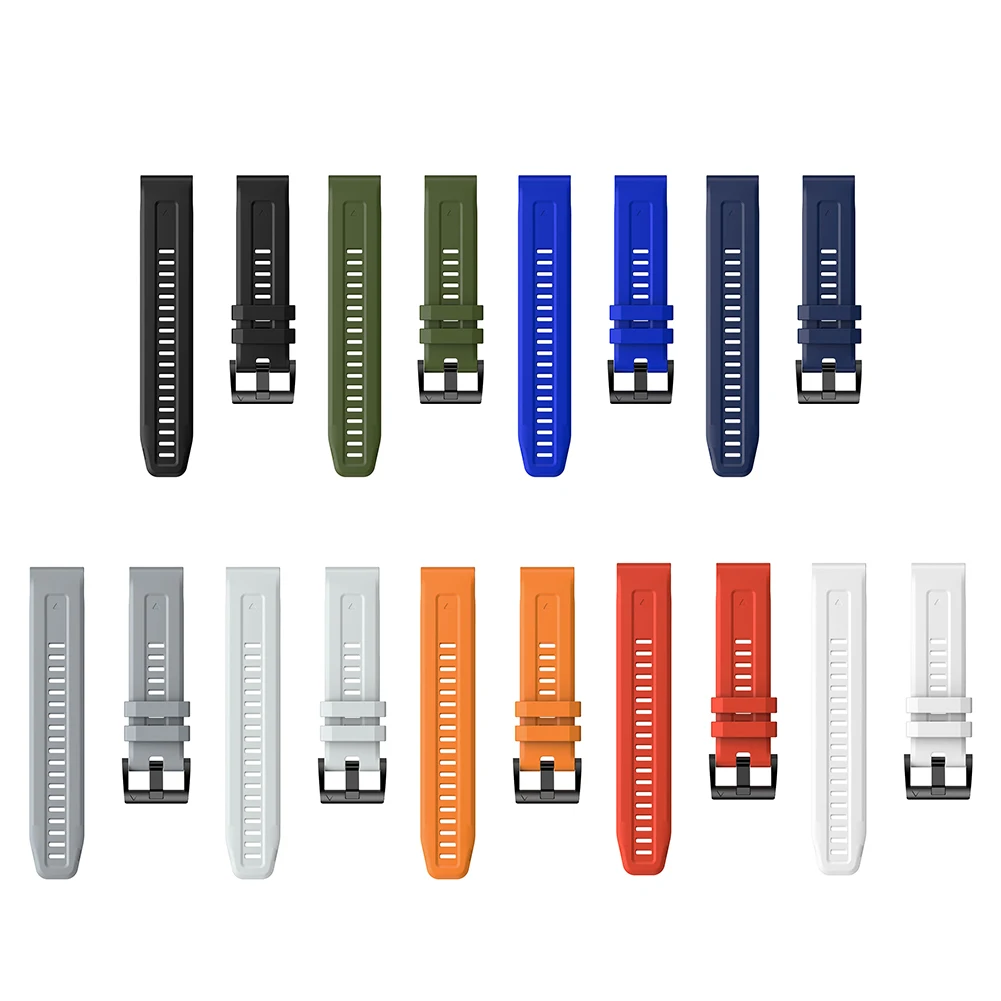 

Ремешок силиконовый для спортивных часов Garmin Fenix 7/6 Pro/5, 22 мм