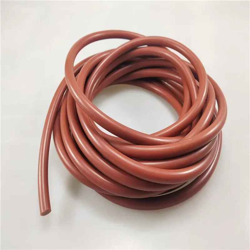 Диаметр 1-25 мм твердая круглая красная силиконовая уплотнительная лента