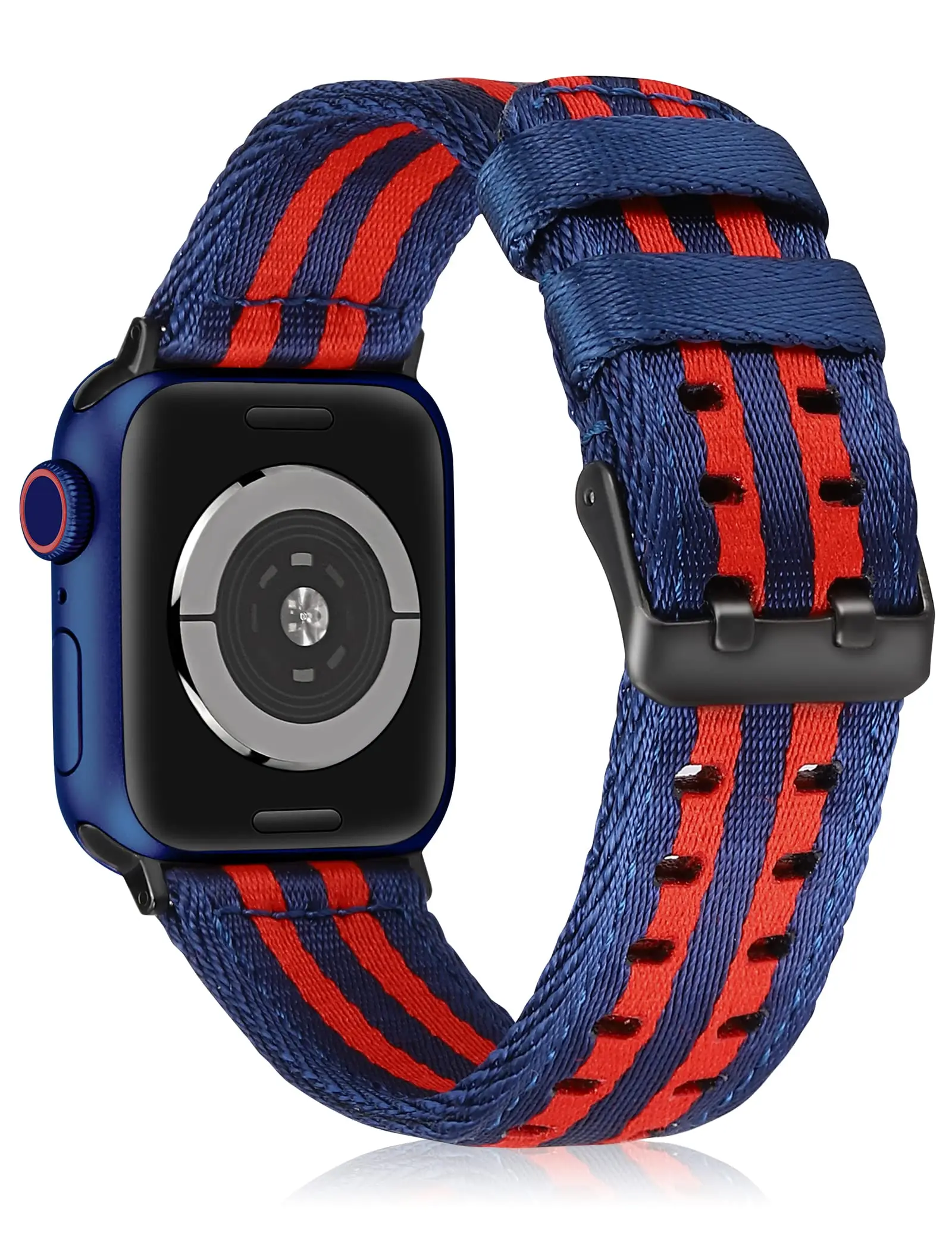 Nylon For Apple Watch strap 45mm 44mm 40mm 41mm 42mm 38mm correa Bracelet iWatch series 3 5 SE 6 7 8 ultra 49mm Band