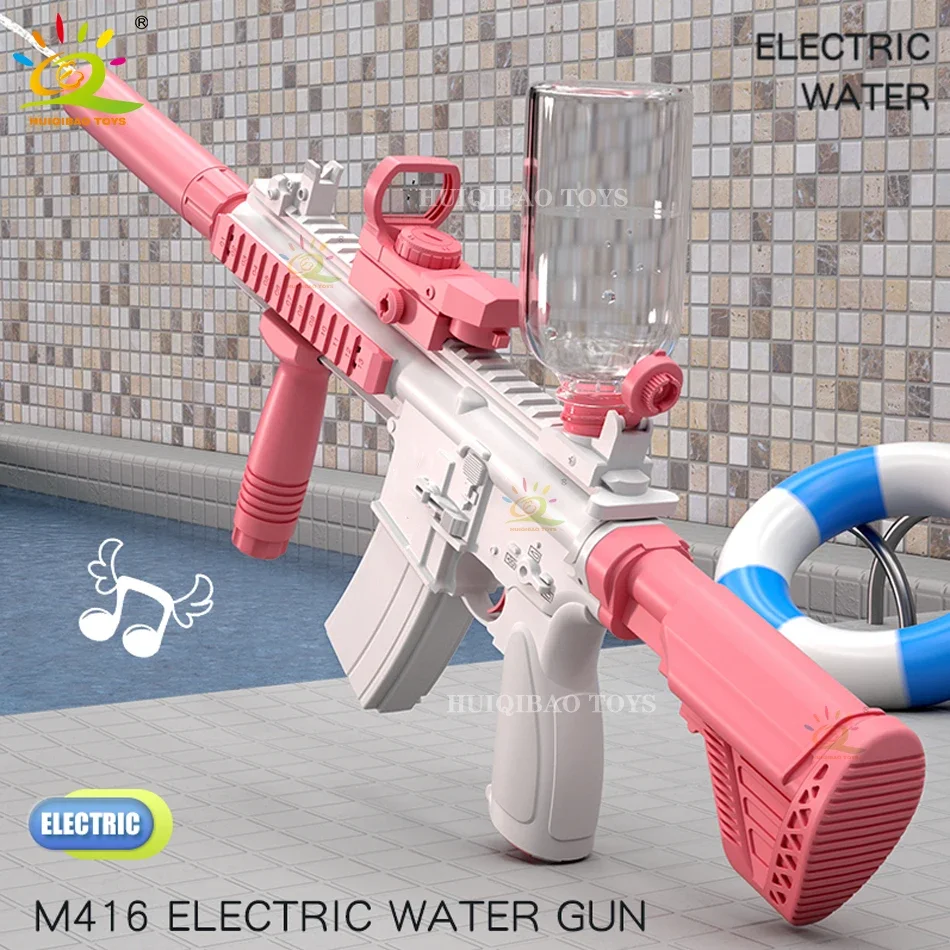 Электрический автоматический автомат M416 водяной пистолет стреляющий воду