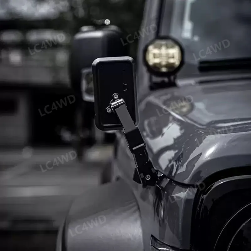 Фото Внедорожные аксессуары 4x4: кронштейн из алюминиевого сплава 6061-T6, зеркало для слепых зон с защитной пластиной от песка для GWM Tank 300 2021-2025 №5