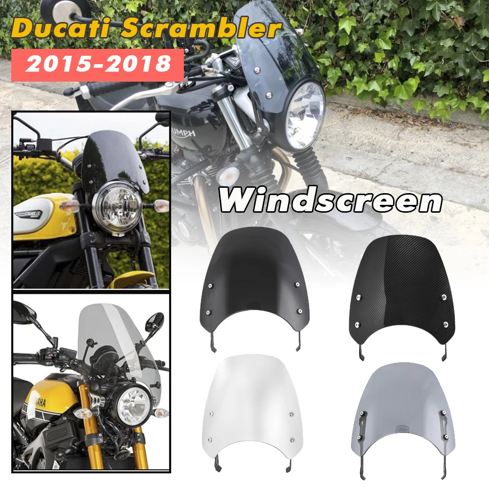 Защитное стекло от ветра защитное покрытие для Ducati Scrambler 2015-2019 обтекатель экрана